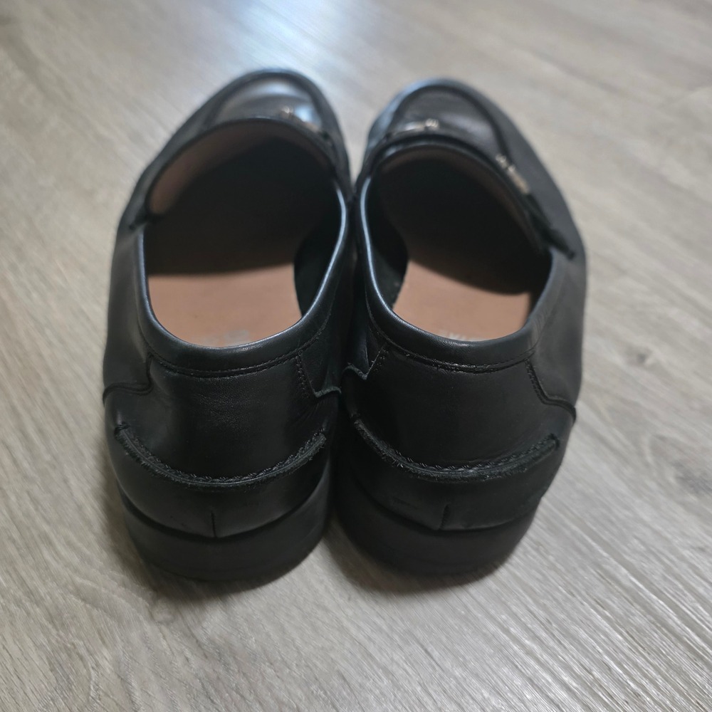 Salvatore Ferragamo Mens 11.5 2E Black Leather Gancini Bit Loafers Made in Italy - Picture 6 of 11